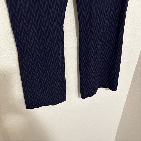 Betabrand Two Pockets Boot Cut Pants Casual Navy Printed Size XXL Petite Women’s - Picture 11 of 11